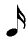 sixteenth note